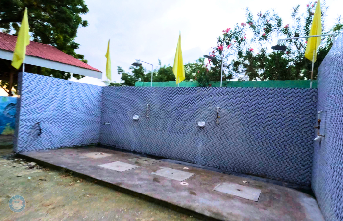 セブ島　ジンベイザメ　シャワー