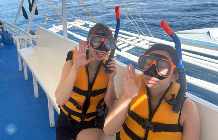 ジンベイザメツアー　持ち物　シュノーケリングマスク