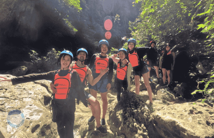 カワサン滝　キャニオニング