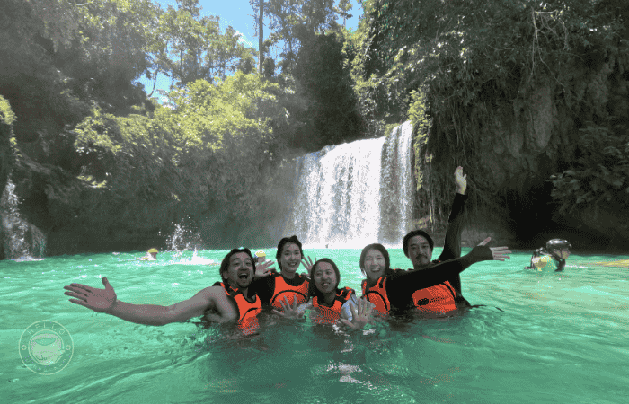 セブ島　カワサン滝　キャニオニング
