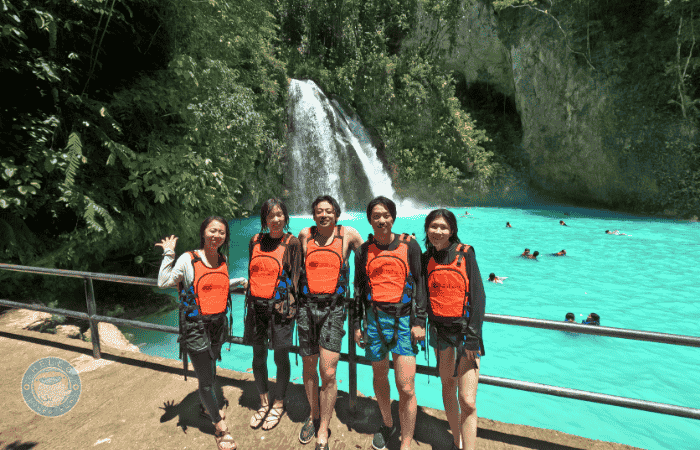 セブ島　カワサン滝　キャニオニング